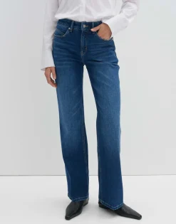 Damen OPUS Jeans^Long Flared Jeans Carie Iconic Blau Online Bestellen