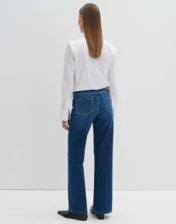 Damen OPUS Jeans^Long Flared Jeans Carie Iconic Blau Online Bestellen