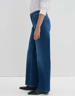 Damen OPUS Jeans^Long Flared Jeans Carie Iconic Blau Online Bestellen