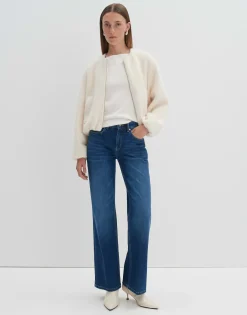 Damen OPUS Jeans^Long Flared Jeans Carie Iconic Blau Online Bestellen