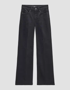 Damen OPUS Jeans^Long Flared Jeans Carie Iconic Schwarz Online Bestellen