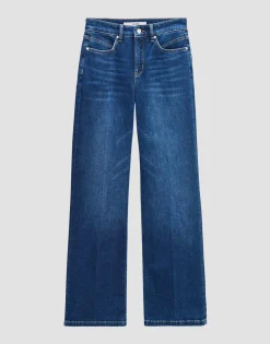 Damen OPUS Jeans^Long Flared Jeans Carie Iconic Blau Online Bestellen