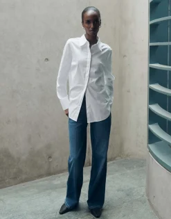 Damen OPUS Jeans^Long Flared Jeans Carie Iconic Blau Online Bestellen