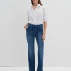 Damen OPUS Jeans^Long Flared Jeans Carie Utility Blau Online Bestellen