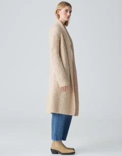 Damen OPUS Strick^Longstrickjacke Dulina Beige Online Bestellen