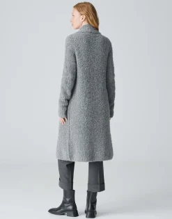 Damen OPUS Strick^Longstrickjacke Dulina Grau Online Bestellen