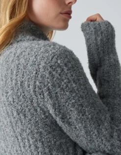 Damen OPUS Strick^Longstrickjacke Dulina Grau Online Bestellen