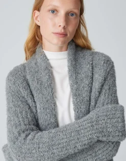 Damen OPUS Strick^Longstrickjacke Dulina Grau Online Bestellen