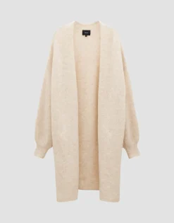 Damen OPUS Strick^Longstrickjacke Taleja Beige Online Bestellen