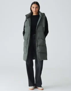 Damen OPUS Jacken / Mäntel | Blazer / Westen^Longweste Wigilo Grün Online Bestellen