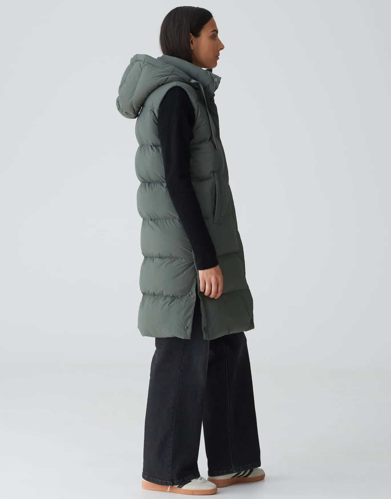 Damen OPUS Jacken / Mäntel | Blazer / Westen^Longweste Wigilo Grün Online Bestellen