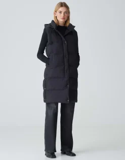 Damen OPUS Jacken / Mäntel | Blazer / Westen^Longweste Wigilo Schwarz Online Bestellen