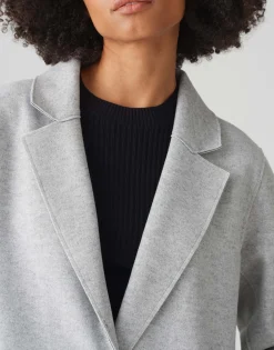 Damen OPUS Jacken / Mäntel^Mantel Hotane Grau Online Bestellen