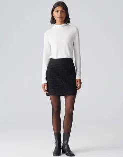 Damen OPUS Röcke^Minirock Ravenna Chic Schwarz Online Bestellen