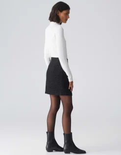 Damen OPUS Röcke^Minirock Ravenna Chic Schwarz Online Bestellen