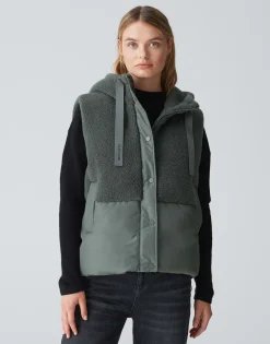 Damen OPUS Jacken / Mäntel | Blazer / Westen^Outdoorweste Windus Grün Online Bestellen