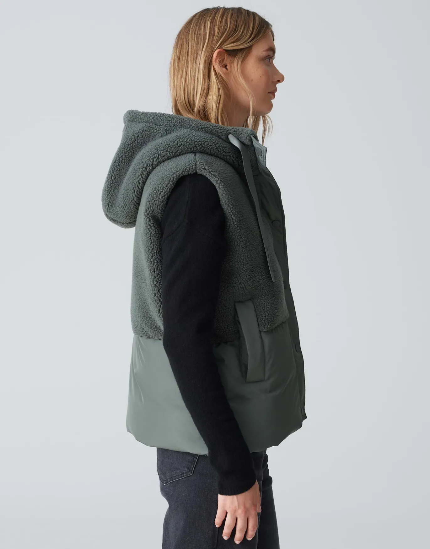 Damen OPUS Jacken / Mäntel | Blazer / Westen^Outdoorweste Windus Grün Online Bestellen