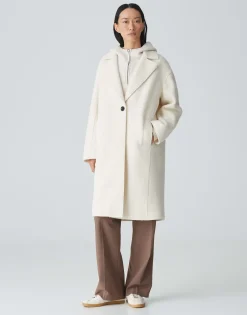Damen OPUS Jacken / Mäntel^Oversize Mantel Hannie Weiß Online Bestellen
