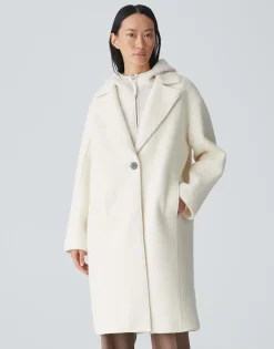 Damen OPUS Jacken / Mäntel^Oversize Mantel Hannie Weiß Online Bestellen