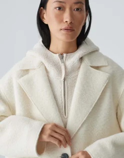 Damen OPUS Jacken / Mäntel^Oversize Mantel Hannie Weiß Online Bestellen
