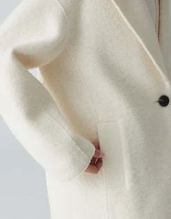 Damen OPUS Jacken / Mäntel^Oversize Mantel Hannie Weiß Online Bestellen