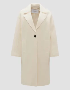 Damen OPUS Jacken / Mäntel^Oversize Mantel Hannie Weiß Online Bestellen