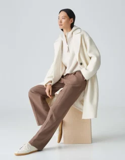 Damen OPUS Jacken / Mäntel^Oversize Mantel Hannie Weiß Online Bestellen