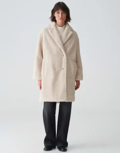 Damen OPUS Jacken / Mäntel^Oversize Mantel Honise Beige Online Bestellen
