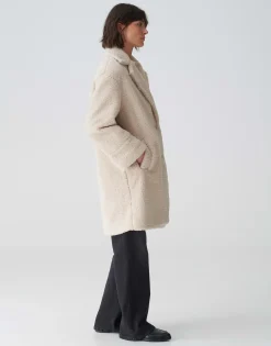 Damen OPUS Jacken / Mäntel^Oversize Mantel Honise Beige Online Bestellen