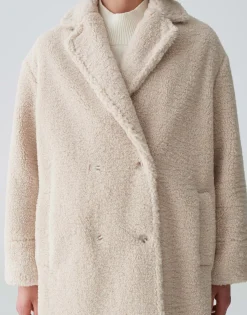 Damen OPUS Jacken / Mäntel^Oversize Mantel Honise Beige Online Bestellen