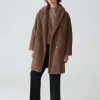 Damen OPUS Jacken / Mäntel^Oversize Mantel Honise Braun Online Bestellen