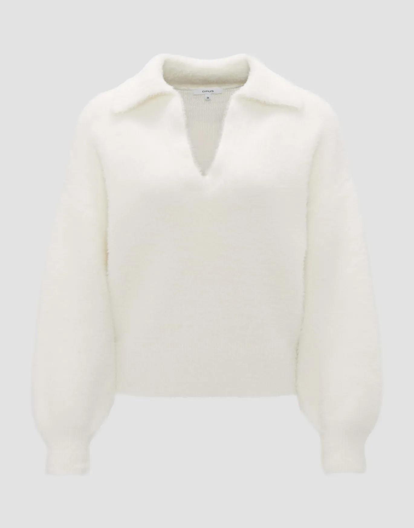 Damen OPUS Strick^Oversize Pullover Posson Weiß Online Bestellen