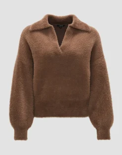 Damen OPUS Strick^Oversize Pullover Posson Braun Online Bestellen