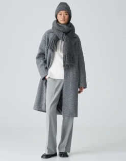 Damen OPUS Accessoires^Oversize Schal Amoni Scarf Grau Online Bestellen