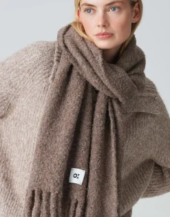 Damen OPUS Accessoires^Oversize Schal Amoni Scarf Braun Online Bestellen