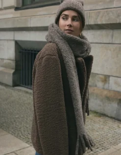 Damen OPUS Accessoires^Oversize Schal Amoni Scarf Braun Online Bestellen