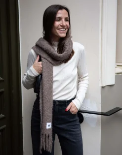 Damen OPUS Accessoires^Oversize Schal Amoni Scarf Braun Online Bestellen