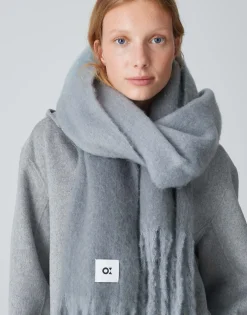 Damen OPUS Accessoires^Oversize Schal Amovi Scarf Grau Online Bestellen