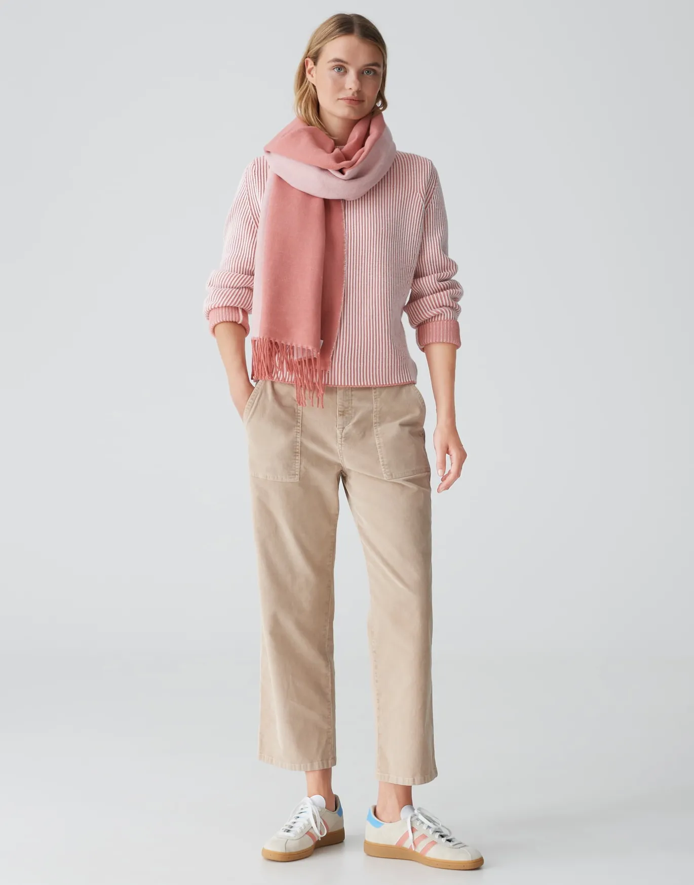 Damen OPUS Accessoires^Oversize Schal Atopa Scarf Rosé Online Bestellen