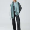 Damen OPUS Accessoires^Oversize Schal Atopa Scarf Blau Online Bestellen