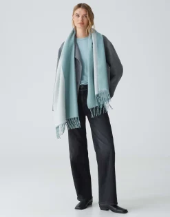 Damen OPUS Accessoires^Oversize Schal Atopa Scarf Blau Online Bestellen