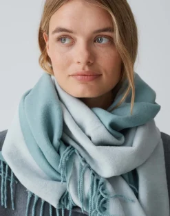 Damen OPUS Accessoires^Oversize Schal Atopa Scarf Blau Online Bestellen