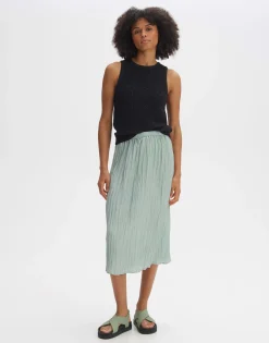 Damen OPUS Röcke^Plisseerock Ramila Grün Online Bestellen