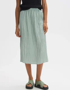 Damen OPUS Röcke^Plisseerock Ramila Grün Online Bestellen