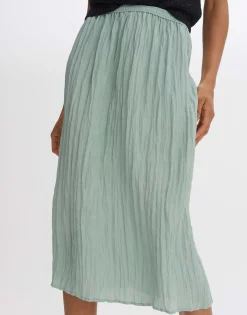 Damen OPUS Röcke^Plisseerock Ramila Grün Online Bestellen