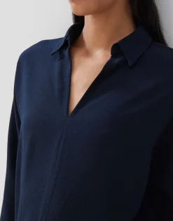 Damen OPUS Shirts^Poloshirt Kiby Blau Online Bestellen