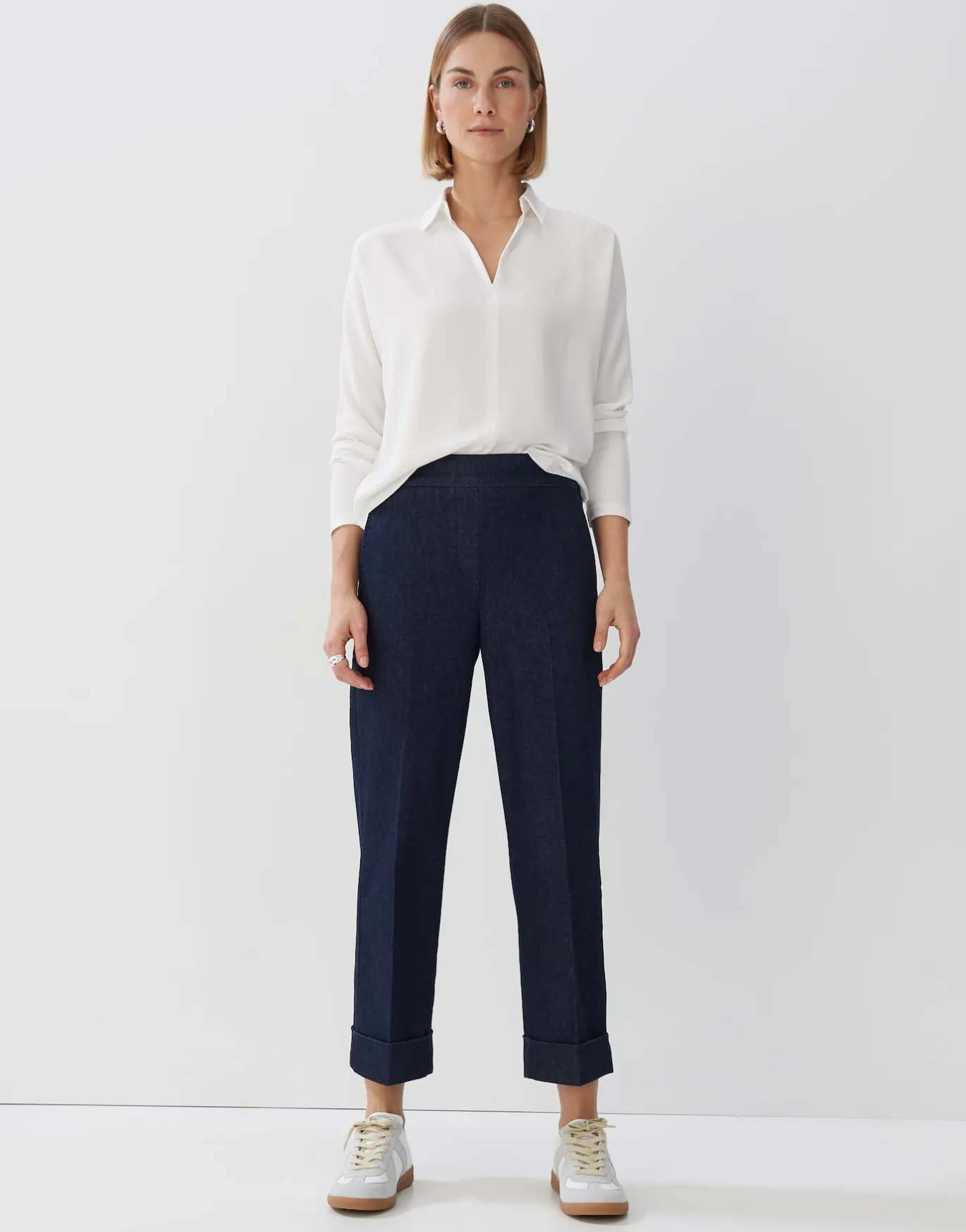 Damen OPUS Shirts^Poloshirt Kiby Weiß Online Bestellen