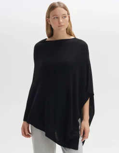 Damen OPUS Strick | Accessoires^Poncho Askili Cape Schwarz Online Bestellen