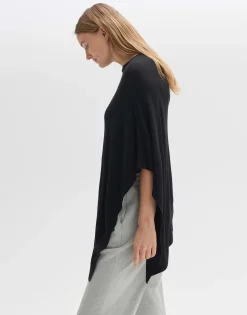 Damen OPUS Strick | Accessoires^Poncho Askili Cape Schwarz Online Bestellen