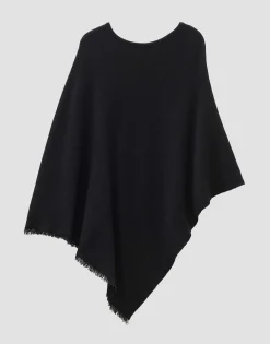 Damen OPUS Strick | Accessoires^Poncho Babiene Cape Schwarz Online Bestellen